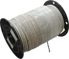 Southwire - THHN/THWN, 10 AWG, 30 Amp, 500' Long, Stranded Core, 19 Strand Building Wire - White, Thermoplastic Insulation - Exact Tool & Supply
