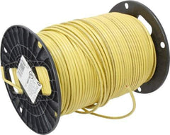 Southwire - THHN/THWN, 10 AWG, 30 Amp, 500' Long, Stranded Core, 19 Strand Building Wire - Yellow, Thermoplastic Insulation - Exact Tool & Supply