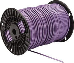 Southwire - THHN/THWN, 10 AWG, 30 Amp, 500' Long, Stranded Core, 19 Strand Building Wire - Purple, Thermoplastic Insulation - Exact Tool & Supply