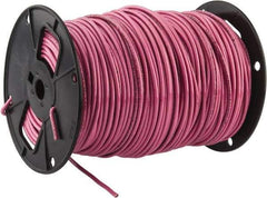 Southwire - THHN/THWN, 10 AWG, 30 Amp, 500' Long, Stranded Core, 19 Strand Building Wire - Pink, Thermoplastic Insulation - Exact Tool & Supply