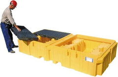 UltraTech - 535 Gallon Sump IBC Pallet - 125 Inch Long x 62 Inch Wide x 22 Inch High, 2 Totes - Exact Tool & Supply
