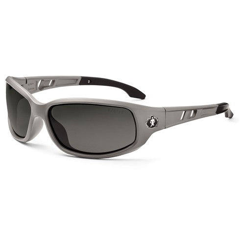 Valkyrie Smoke Lens Matte Gray Safety Glasses - Exact Tool & Supply