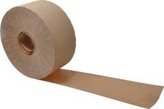 3M - 3" x 150 Yd Natural (Color) Water Activated Adhesive Packaging Tape - Paper Backing, 4.9 mil Thick, 22 to 27 Lb Tensile Strength, Series 6144 - Exact Tool & Supply