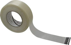 3M - 2" x 110 Yd Clear Rubber Adhesive Packaging Tape - Polypropylene Film Backing, 4 mil Thick, 100 Lb Tensile Strength, Series 8934 - Exact Tool & Supply