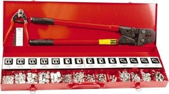 Loos & Co. - Multi-Cavity Hand Swaging Tool - Steel Tubing Handle - Exact Tool & Supply