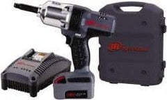 Ingersoll-Rand - 1/2" Drive 20 Volt Pistol Grip Cordless Impact Wrench & Ratchet - 1,900 RPM, 2,300 BPM, 1,100 Ft/Lb Torque, 1 Lithium-Ion Battery Included - Exact Tool & Supply