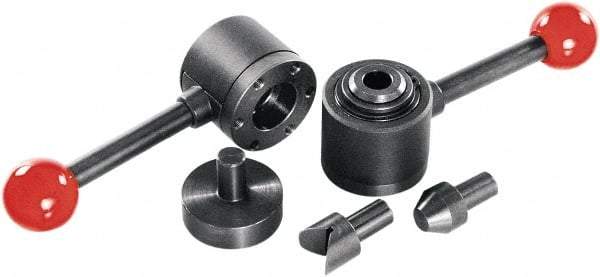 KIPP - 1 Piece, Steel Self-Locking Smooth Disc - For Use with Actima Clamping Device - Exact Tool & Supply