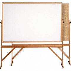 Ghent - Whiteboards & Magnetic Dry Erase Boards Type: Reversible Dry Erase/Corkboard Height (Inch): 71-3/4 - Exact Tool & Supply