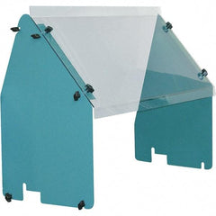Dynabrade - Front and Side Shield Kit - Use With Metal Capture Downdraft Tables Includes Clear Panel - Exact Tool & Supply