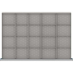 LISTA - 20-Compartment Drawer Divider Layout for 3.15" High Drawers - Exact Tool & Supply
