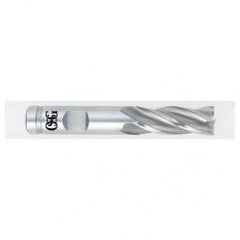 1 Dia. x 4-1/2 Overall Length 6-Flute Square End HSS-CO SE End Mill-Round Shank-Center Cutting-Uncoated - Exact Tool & Supply