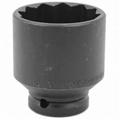 SK - Impact Socket - 3/4"DR 12PT 2-3/16" THIN WALL IMPACT SOCKET - Exact Tool & Supply