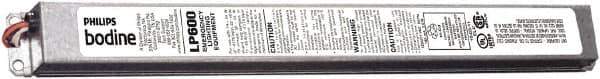 PHILIPS bodine - 1 Lamp, 120-277 Volt, T5, T5HO, T8, 4 Pin Long Compact Fluorescent Emergency Ballast - 0 to 39, 40 to 79 Watt, 600 to 1325 Lumens, 90 min Run Time, 2 Inch Long x 21-1/2Inch Wide x 1-1/4 Inch High - Exact Tool & Supply