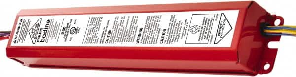 PHILIPS bodine - 1 or 2 Lamp, 120-277 Volt, T8, T9, T10, T12, 4 Pin Long Compact Fluorescent Emergency Ballast - Exact Tool & Supply