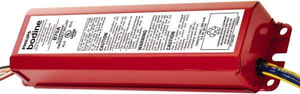 PHILIPS bodine - 1 Lamp, 120-277 Volt, T8, T12, 4 Pin Long Compact Fluorescent Emergency Ballast - 0 to 39, 40 to 79, 80 to 119, 120 to 159, 160 to 199, 200+ Watt, 600 to 700 Lumens, 120 min Run Time, 2 Inch Long x 9-1/2 Inch Wide x 1-1/2 Inch High - Exact Tool & Supply