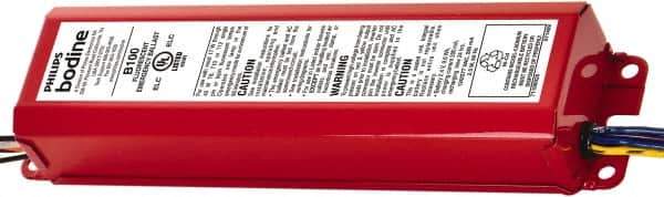 PHILIPS bodine - 1 Lamp, 120-277 Volt, T8, T10, T12, 4 Pin Long Compact Fluorescent Emergency Ballast - 0 to 39, 40 to 79 Watt, 350 to 450 Lumens, 90 min Run Time, 2 Inch Long x 9-1/2 Inch Wide x 1-1/2 Inch High - Exact Tool & Supply