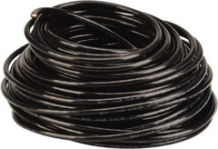 Southwire - THHN/THWN, 6 AWG, 55 Amp, 100' Long, Stranded Core, 19 Strand Building Wire - Black, Thermoplastic Insulation - Exact Tool & Supply