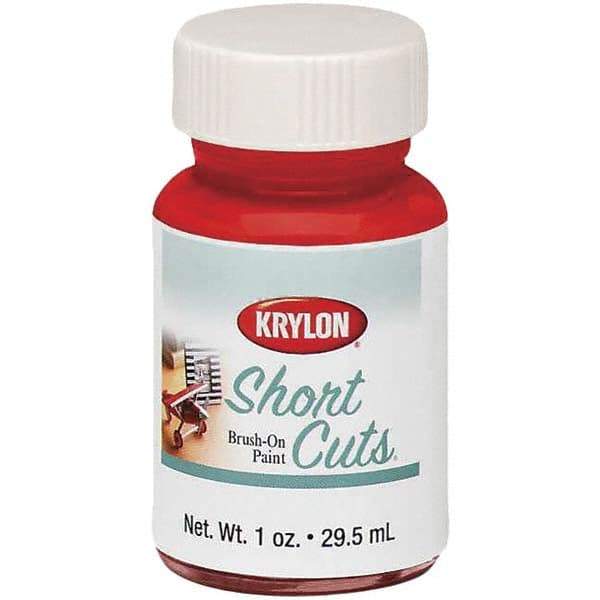 Krylon - 1 oz Red Pepper Gloss Finish Paint - Brush-On, Direct to Metal, 763 gL VOC Compliance - Exact Tool & Supply