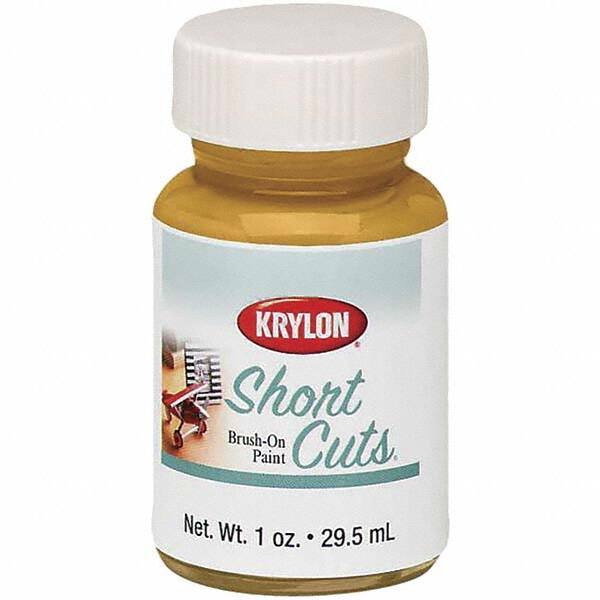 Krylon - 1 oz Gold Leaf Metallic Finish Paint - Brush-On, Direct to Metal, 763 gL VOC Compliance - Exact Tool & Supply