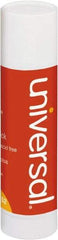 UNIVERSAL - 1.30 oz Stick Clear All Purpose Glue - Bonds to Paper, Cardboard & Fabric - Exact Tool & Supply