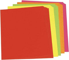 Pacon - Neon Color Poster Board, 28 x 22", Green/Orange/Pink/Red/Yellow 25/Ctn, Poster Board - Use with Easel Stands, Tabletops or Any Supporting Surface - Exact Tool & Supply