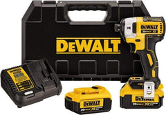 DeWALT - 20 Volt, 1/4" Drive, 20, 125, 152 Ft/Lb Torque, Cordless Impact Driver - 1000, 2800, 3250 RPM, 2 Lithium-Ion Batteries Included - Exact Tool & Supply