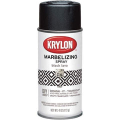 Krylon - Black Lava, Gloss, Craft Paint Spray Paint - 4 oz Container - Exact Tool & Supply