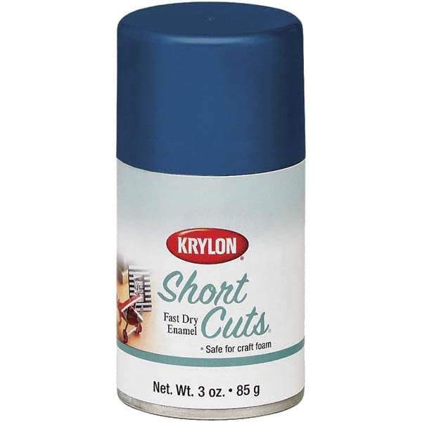 Krylon - Ocean Blue, Gloss, Enamel Spray Paint - 3 oz Container - Exact Tool & Supply