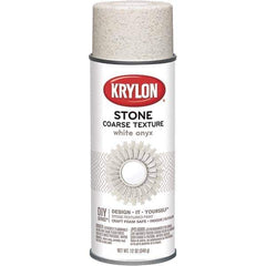 Krylon - White Onyx, Textured, Craft Paint Spray Paint - 12 oz Container - Exact Tool & Supply