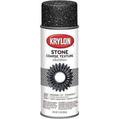 Krylon - Obsidian, Textured, Craft Paint Spray Paint - 12 oz Container - Exact Tool & Supply