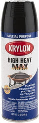 Krylon - Black, Gloss, High-Heat Spray Paint - Exact Tool & Supply