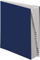 Pendaflex - 8-1/2 x 11", Letter Size, Dark Blue, A-Z Indexed Expanding Files - Exact Tool & Supply