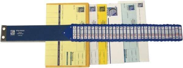 C-LINE - 8-1/2 x 11", Letter Size, Blue, Indexed Sorters - Exact Tool & Supply