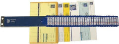 C-LINE - 8-1/2 x 11", Letter Size, Blue, Indexed Sorters - Exact Tool & Supply