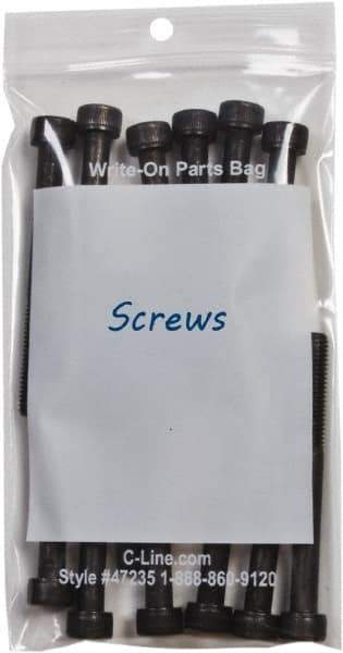 C-LINE - 3 x 7.3", 2 mil Self-Seal Reclosable Bags - Clear - Exact Tool & Supply