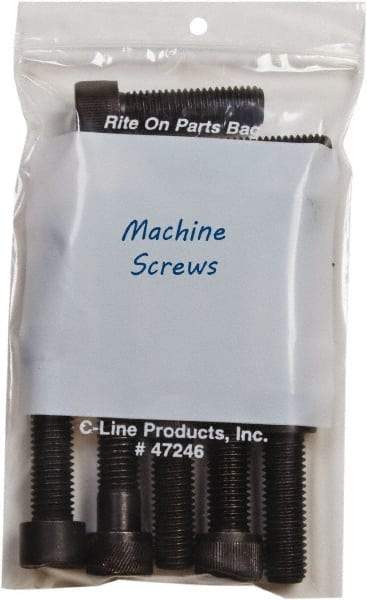 C-LINE - 4 x 10-7/8", 2 mil Self-Seal Reclosable Bags - Clear - Exact Tool & Supply