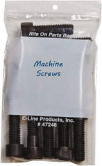 C-LINE - 4 x 10-7/8", 2 mil Self-Seal Reclosable Bags - Clear - Exact Tool & Supply