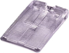 Precision Brand - 30 Piece, 1/4" Thick x 1" Wide x 2" Long Shim Stock Sheet Assortment - Clear (Color), ±10% Tolerance - Exact Tool & Supply