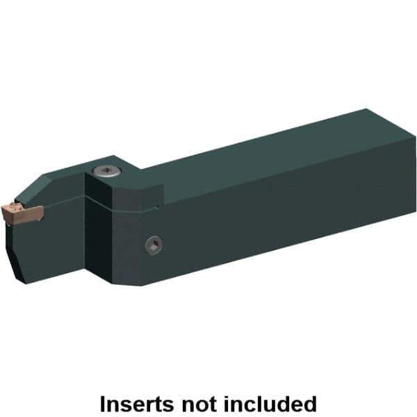 Kennametal - Left Hand Cut, 80mm Max Workpc Diam, EG0800M08P08 Insert, Indexable Cutoff Toolholder - 40mm Max Depth of Cut, 40mm Shank Width, 40mm Shank Height, 200mm OAL - Exact Tool & Supply
