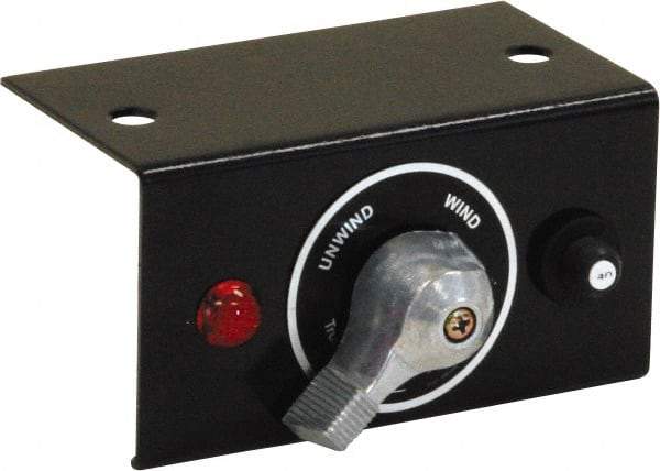 Buyers Products - 3 Position, 50 Amp, Automotive Rotary Switch - On-Off-On Sequence, 1 Switch, Black - Exact Tool & Supply