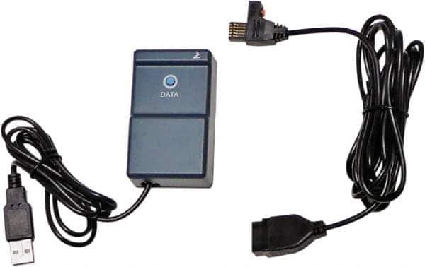 SPI - 76" Long SPC Cable with Control Box - Use with Indicators, Micrometers, Absolute Digital Caliper & Bore Gage - Exact Tool & Supply