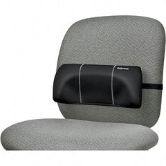 FELLOWES - Black Back Support - For Office Chairs, Car Seat & Home Use - Exact Tool & Supply