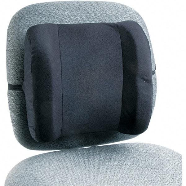 Safco - Black Backrest - For Office Chairs, Car Seat & Home Use - Exact Tool & Supply