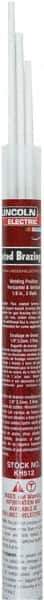 Lincoln Electric - TIG Welding & Brazing Rods Diameter (Inch): 1/8 Diameter (Decimal Inch): 0.1250 - Exact Tool & Supply
