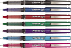 Pilot - Precision Point Roller Ball Pen - Assorted Colors - Exact Tool & Supply
