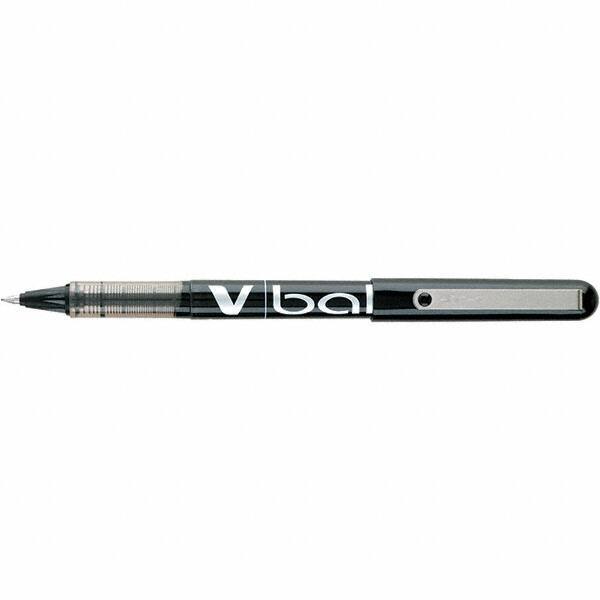 Pilot - Conical Roller Ball Pen - Black - Exact Tool & Supply