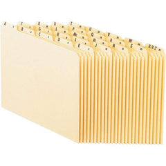Pendaflex - 8-1/2 x 11" 25 Tabs, Unpunched, Preprinted Numeric Divider - Manila - Exact Tool & Supply