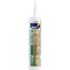 White Lightning - 10 oz Tube White Silicone Sealant - -80 to 450°F Operating Temp, 30 min Tack Free Dry Time, 24 to 48 hr Full Cure Time - Exact Tool & Supply