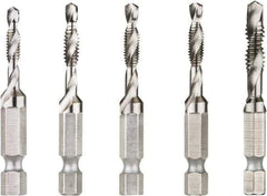 DeWALT - Combination Drill & Tap Sets Minimum Thread Size (Inch): #8-32 Maximum Thread Size (Inch): 1/4-20 - Exact Tool & Supply