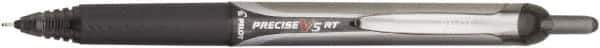 Pilot - Precision Point Roller Ball Pen - Black - Exact Tool & Supply